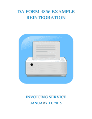 DA FORM 4856 EXAMPLE REINTEGRATION - Invoicing Service - invoicingservice