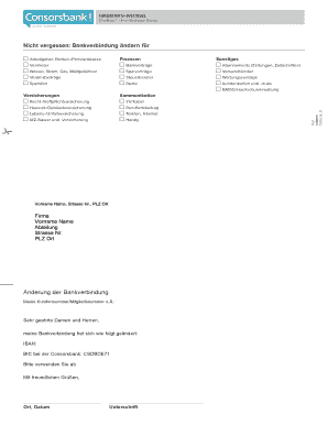 GIROKONTO-WECHSEL Checkliste