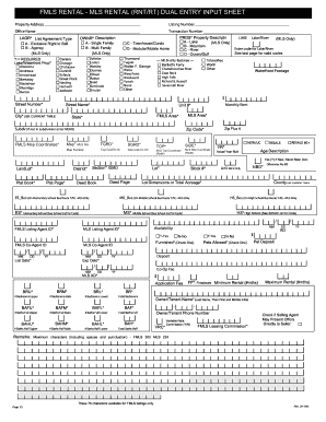 FMLS Rental Property Listing Form