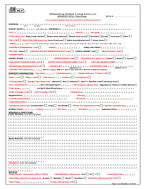 Residential Property Listing Form