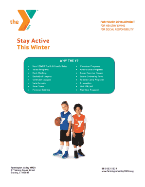 Farmington Valley YMCA Guest Registration Form