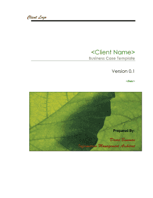 Business Case Template