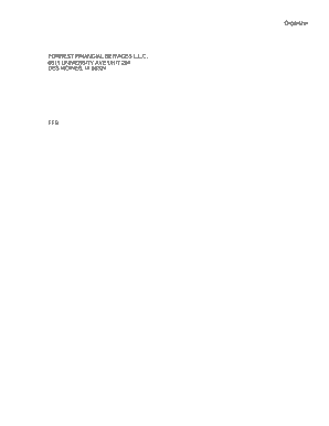 Forrest Financial Services Tax Organizer