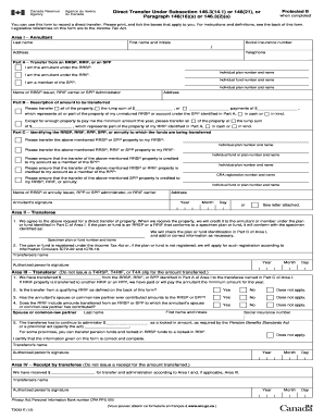 Direct Transfer Under Subsection 146.3(14.1) or 146(21)