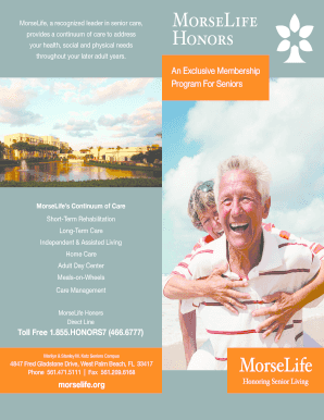 MorseLife Honors Membership Application