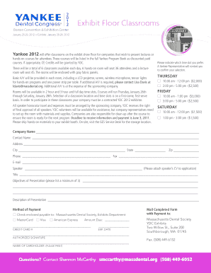 YANKEE Dental Congress Exhibit Floor Classrooms