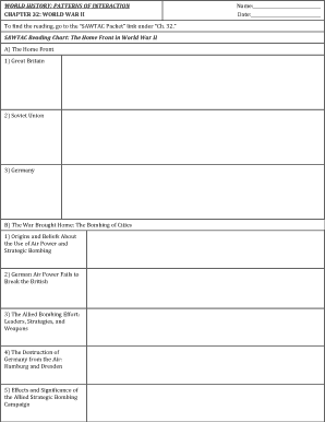 World War II Home Front Reading Assignment
