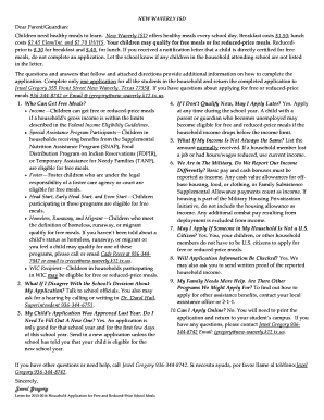 2015-2016 Multi-Child Application for Free and Reduced-Price School Meals