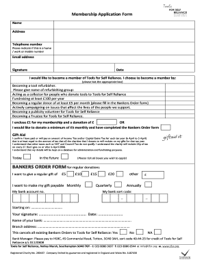 Membership Application Form