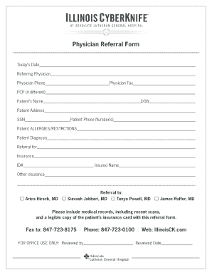 Physician Referral Form