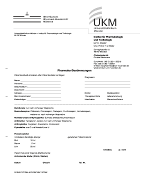 Pharmaka-Bestimmungen