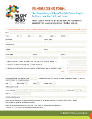 Fundraising Donation Form