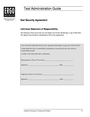 Transition plan checklist - Test Administration Guide - National Testing Network