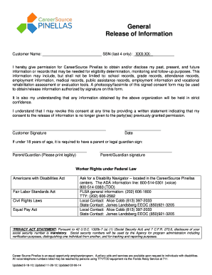 Release of Information Form