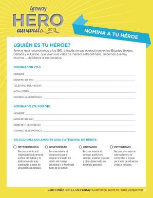 NOMINA A TU HÉROE
