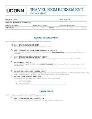 Travel Reimbursement Form
