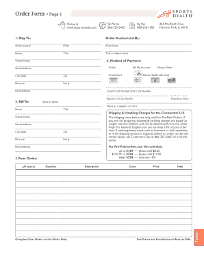 Order Form