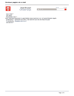 Verstuur pagina via e-mail