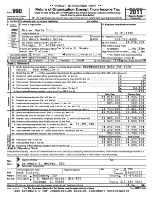 IRS Form 990 2011