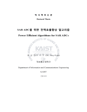 Six sigma project examples pdf - SAR ADC Power Efficient Algorithms for SAR - library kaist ac