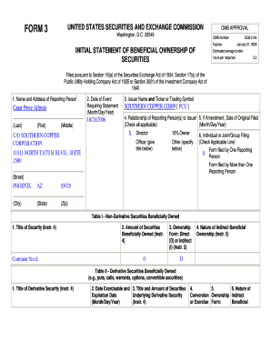 Form 3 Beneficial Ownership