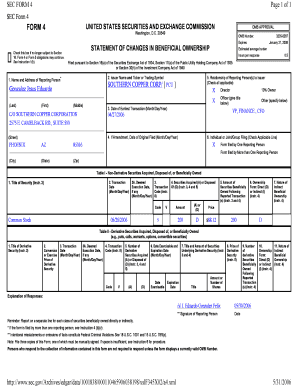 SEC Form 4 Statement of Changes in Beneficial Ownership