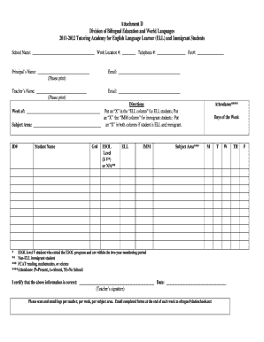 2011-2012 Tutoring Academy Form