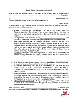 Buyer Broker Commission Agreement