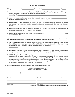Connecticut Lease Agreement