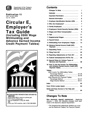 IRS Publication 15 Tax Guide