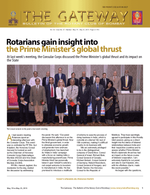 I I Mumbai I I r Rotarians gain insight into the Prime - rotaryclubofbombay