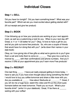 Individual Closes Sales Process