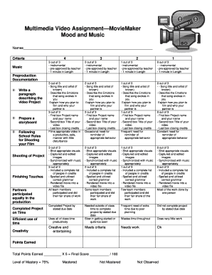 MovieMaker Multimedia Video Assignment