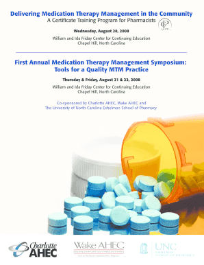 First Annual Medication Therapy Management Symposium - wakeahec