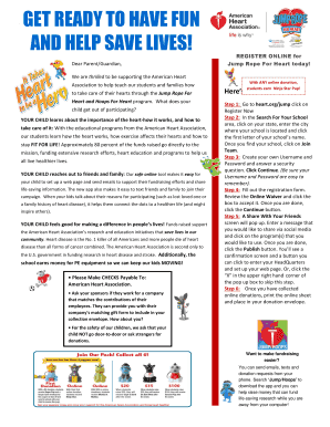 Jump Rope For Heart Registration Form