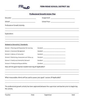 Professional Growth Action Plan
