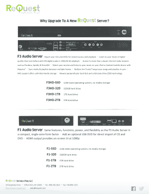 ReQuest Audio Server Trade-In/Upgrade Form