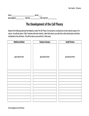 Science Homework Assignment