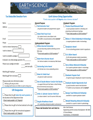 Tax-Deductible Donation Form