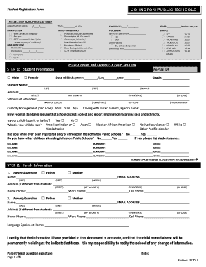 Student Registration Form