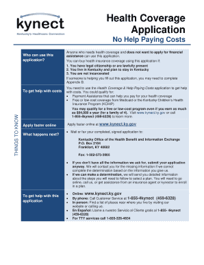 Kentucky Health Coverage Application