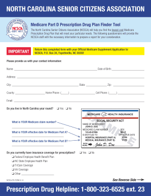 Medicare Part D Prescription Drug Plan Finder Tool