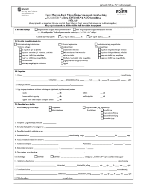 Property Tax Declaration Form EGER1631