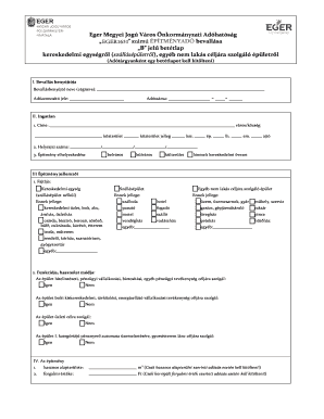 Hungarian Property Tax Declaration Form
