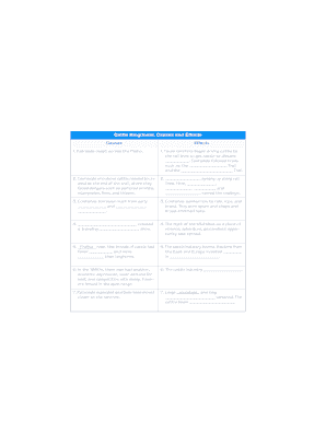 Cattle Kingdoms Study Guide