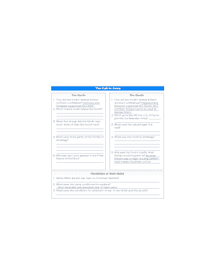 Civil War Notetaking Study Guide
