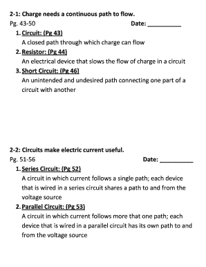 Physics Worksheet on Circuits and Electronic Technology