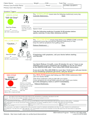 Asthma Action Plan