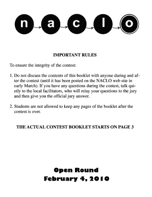 NACLO Contest Booklet