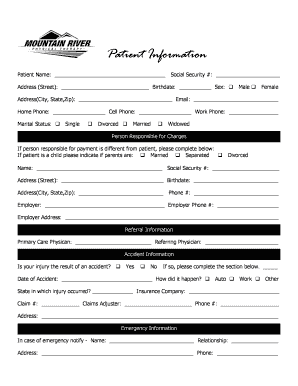 Patient Information Form